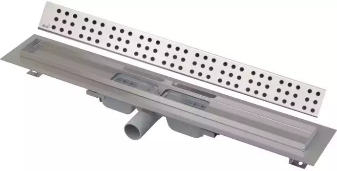 Душевои канал 844 мм глянцевый хром AlcaPlast APZ101 Cube APZ101-850 + CUBE-850L