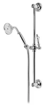 Душевой гарнитур хром, ручка Swarovski Cezares Vintage VINTAGE-SD-01-Sw