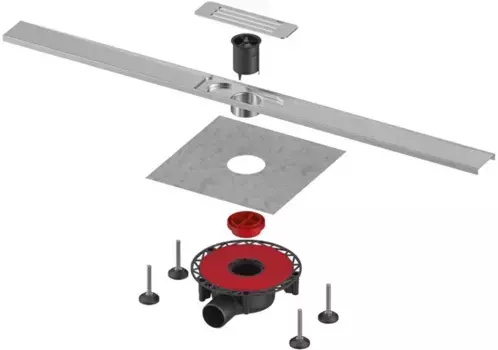 Душевой канал 400-1000 мм Tece TECElineo 15301100