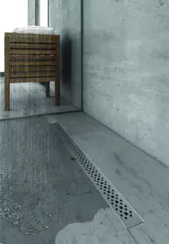 Душевой канал 400 мм матовый хром Berges C1 Brise 090029