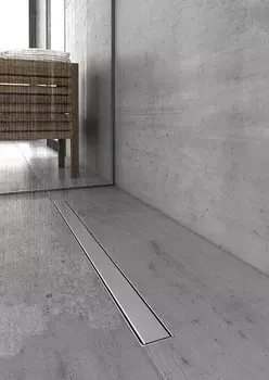 Душевой канал (лоток) Berges B1 Keramik 090015 40 см, с решеткой, 2 в 1 под плитку, матовый хром