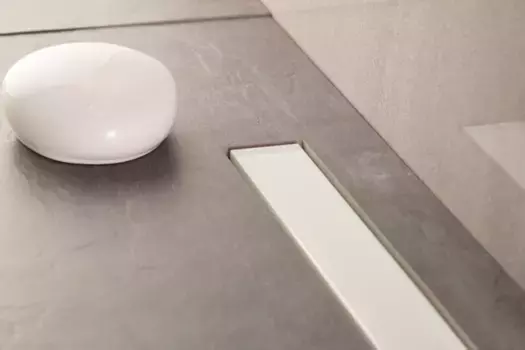 Душевой канал 450 мм Pestan Confluo Frameless White Glass Line 13701211