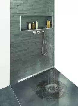 Душевой канал 600 мм хром Berges Wall 091156