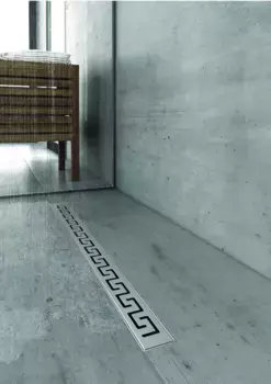 Душевой канал 700 мм хром Berges B1 Antik 091025