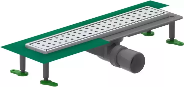 Душевой канал 800 мм Ctesi Way Round хром BK4024250