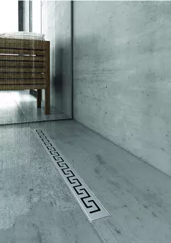 Душевой канал 800 мм матовый хром Berges B1 Antik 090026