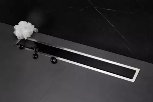 Душевой канал 950 мм Pestan Confluo Premium Black Glass Line 13000351