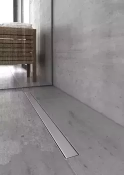 Душевой канал (лоток) Berges B1 Keramik 090020 90 см, с решеткой, 2 в 1 под плитку, матовый хром