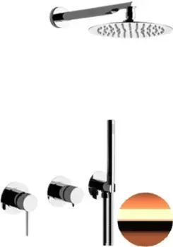 Душевой комплект 200 мм Remer X Style X96S02PG