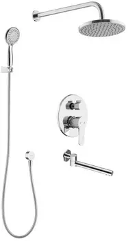 Душевой комплект 200 мм Swedbe Platta 5544