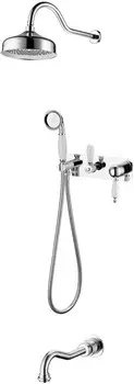 Душевой комплект 208 мм Boheme Tradizionale Chromo 268