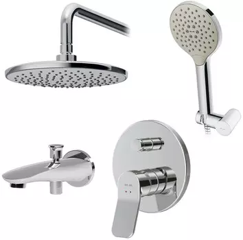 Душевой комплект 220 мм AM.PM X-Joy FB85A10020