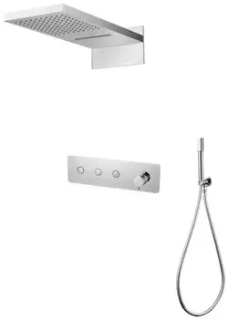 Душевой комплект 230 мм Boheme Fusion 130-CR