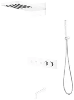 Душевой комплект 230 мм Boheme Fusion 131-2-MW