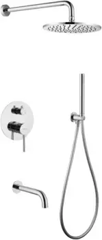 Душевой комплект 250 мм Abber Wasser Kreis AF8117