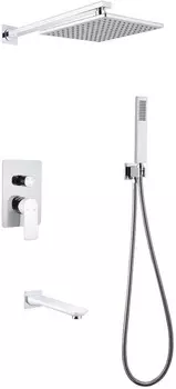 Душевой комплект 250 мм Abber Weiss Insel AF8017W