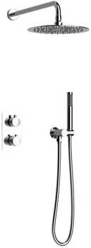 Душевой комплект 250 мм AltroBagno Unione 040407 Cr