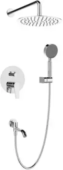 Душевой комплект 250 мм BelBagno Ancona ANCONA-VDSET-CRM
