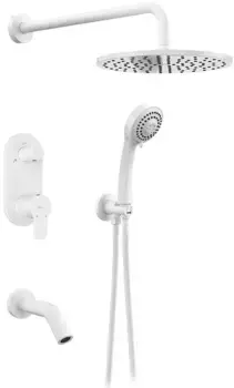 Душевой комплект 250 мм Elghansa 54R1783-White (Set-19)