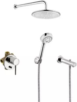 Душевой комплект 250 мм Kludi Bozz 386310576