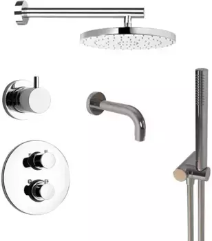 Душевой комплект 250 мм Paini Cox 78CRSET36911THSHBATH