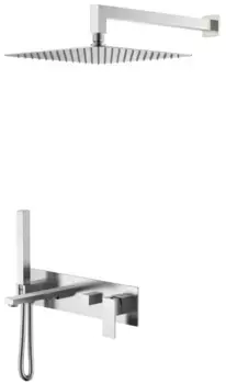 Душевой комплект 300 мм Boheme Qubic 474-NB