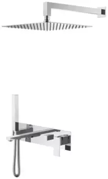 Душевой комплект 300 мм Boheme Qubic 474-CR