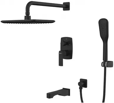 Душевой комплект 300 мм Lemark Ursus LM7222BL