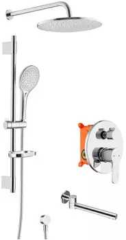 Душевой комплект 300 мм Swedbe Platta 5542