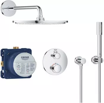 Душевой комплект 310 мм Grohe Rainshower Grohtherm 34731000