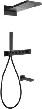 Душевой комплект 555x230 мм Abber Rund AF8753B