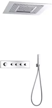 Душевой комплект 600 мм AltroBagno Metropoli 040403 Cr