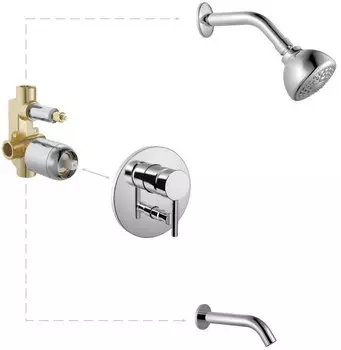 Душевой комплект Haiba HB80297-2