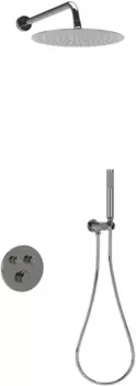 Душевой комплект Sancos Link SC3005CH 300 мм, с термостатом, хром