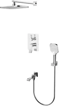 Душевой комплект Splenka S31.27 320x210 мм, со смесителем, хром