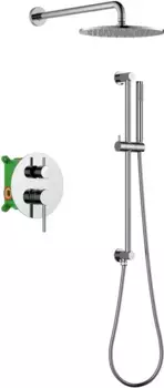 Душевой комплект Timo Saona SX-2309/00SM 250 мм, со смесителем, хром