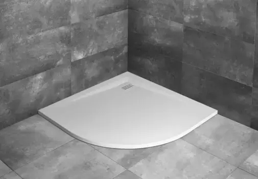 Душевой поддон из литьевого мрамора 100x100 см Radaway Kyntos A White HKA100100-04