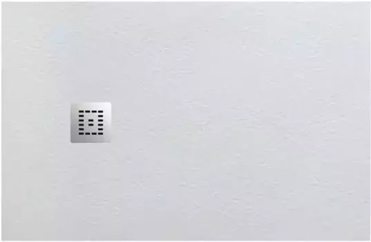 Душевой поддон из литьевого мрамора 170x70 см BelBagno TRAY-MR-UNO-AH-170/70-35-W-CR