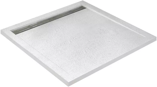 Душевой поддон из литого мрамора 100x90 см Cezares TRAY-AS-AH-100/90-30-W