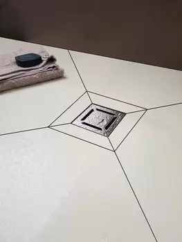 Душевой трап 148x148/50 мм хром Berges Zentrum Norma 091363