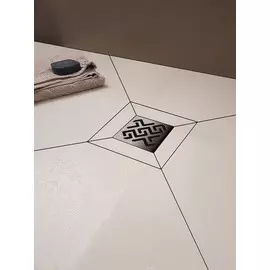 Душевой трап 99x99/50 мм золото Berges Platz Antik 092060