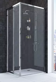 Душевой уголок 100х100 см Акватон Prima 1AX013SSXX000 прозрачное