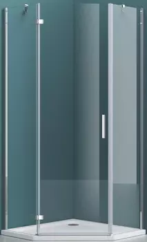 Душевой уголок 100x100 см BelBagno Kraft KRAFT-P-1-100-C-Cr-L прозрачное