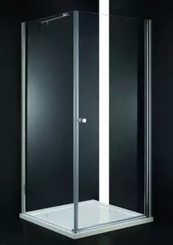 Душевой уголок 100х100 см Cezares ELENA-W-A-1-100-P-Cr-R текстурное стекло