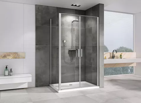 Душевой уголок 100x75 см Abber Sonnenstrand AG04100C-S75 прозрачное