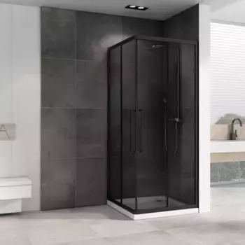 Душевой уголок 100x100 см Abber Schwarzer Diamant AG02100BDTH тонированное