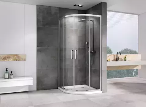 Душевой уголок 100x100 см Abber Schwarzer Diamant AG01100 прозрачное