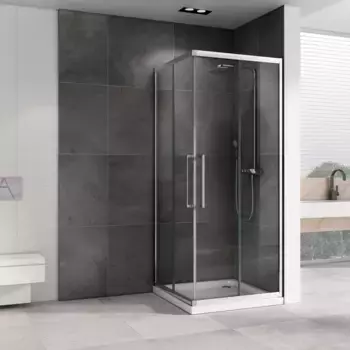 Душевой уголок 100x100 см Abber Schwarzer Diamant AG02100H прозрачное