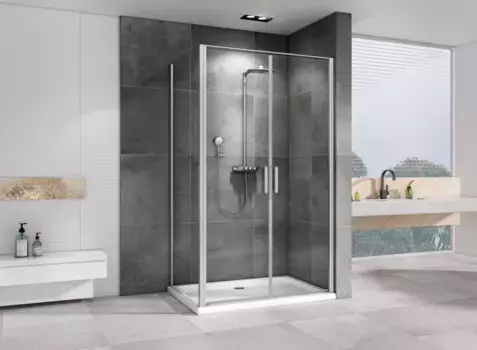 Душевой уголок 100x100 см Abber Sonnenstrand AG04100C-S100 прозрачное