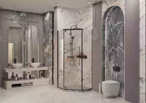 Душевой уголок 100x100 см Ambassador Ritz 112011203 прозрачное